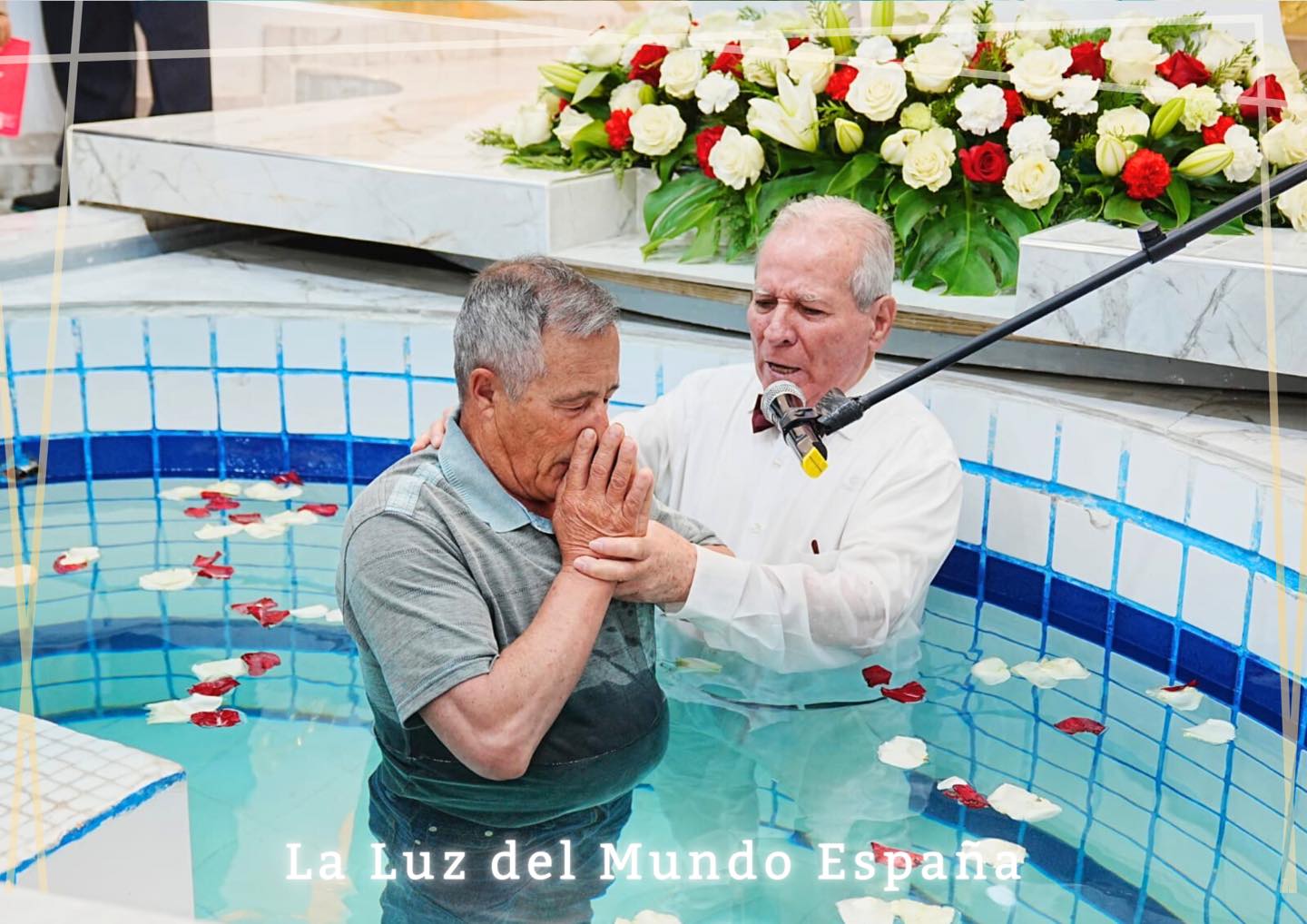 Primer creyente de la Iglesia en Tarancón desciende a las aguas del bautismo